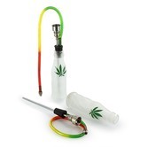 Fles Waterpijp met Blad