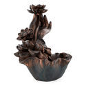 Bronze Effect Hand Met Bloem Backflow Wierookhouder