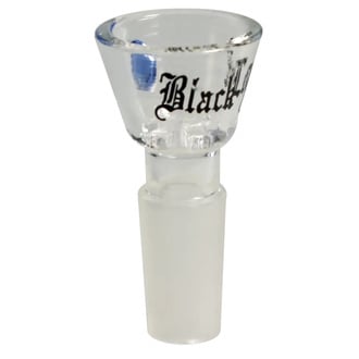 Cilindrische Glazen Bowl Met Glazen Screen (Black Leaf)