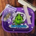 Budhead Metal Rolling Tray Klein (Zamnesia)