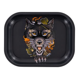 TRIBE Guardian Wolf Metalen Rolling Tray Klein