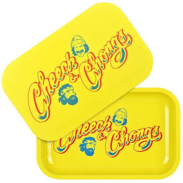 Metal Rolling Tray With Lid Small (Cheech & Chong x Pulsar)