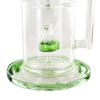 Sprinkler Cube Perc Bong 35cm (Tsunami Glass)
