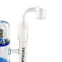 Side Neck Honey Turbine Dab Rig 9" (Tsunami Glass)