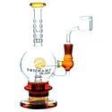 Dab Rig Shower Head 20cm (Tsunami Glass)