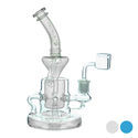 Shower Head Recycler Dab Rig 9″ (Tsunami Glass)