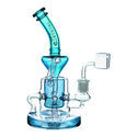 Shower Head Recycler Dab Rig 9″ (Tsunami Glass)