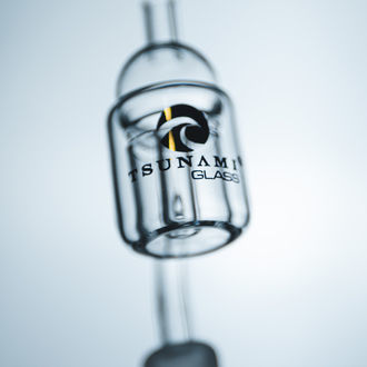 Thermal Quartz Banger Met Carb Cap (Tsunami Glass)