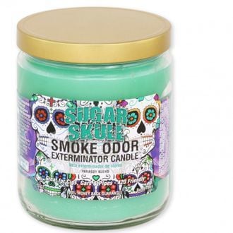 Candle Sugar Skulls (Smoke Odor Eliminator) 13oz