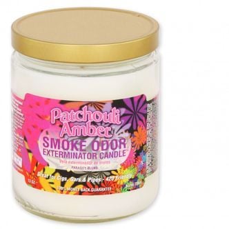 Candle Patchouli Amber (Smoke Odor Eliminator) 13oz