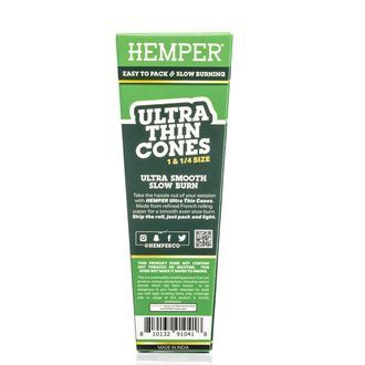 Ultra Thin White 1 1/4 Cones (Hemper) 6pk