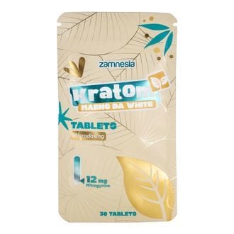 Kratom Microdosing Tabletten - Maeng Da White (Zamnesia)