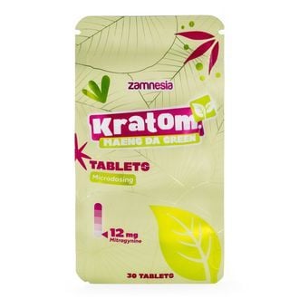 Kratom Microdosing Tabletten - Maeng Da Green (Zamnesia)