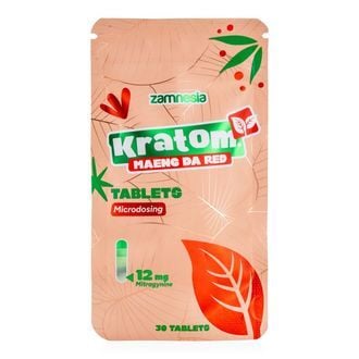 Kratom Microdosing Tabletten - Maeng Da Red (Zamnesia)