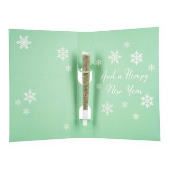 Kerstkaart 'Merry Juana'