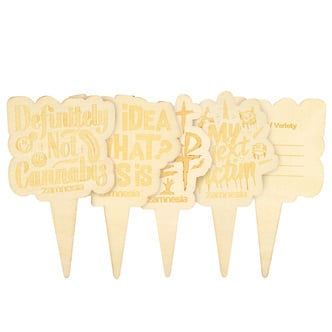 Houten Pot Markers (Zamnesia)