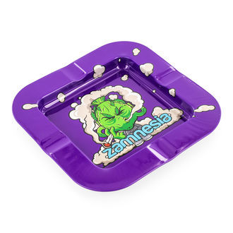 Budhead Vierkante Metalen Asbak (Zamnesia)