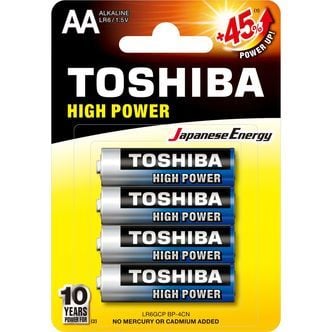 Alkaline AA batterijen (TOSHIBA)