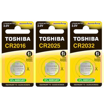 Lithium Batterijen (TOSHIBA)