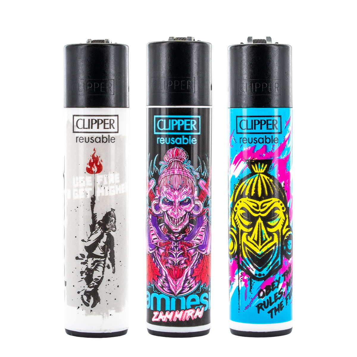 Bestel Zamnesia Art Clipper Aanstekers | Exclusief Artwork