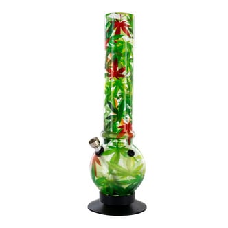 Acryl Bong Wietbladeren
