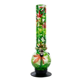 Acryl Bong Wietbladeren
