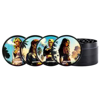 Bad Bitches Metalen Grinder Collectie (Zamnesia) - 4-delig Ø63mm