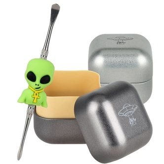 Alien Dab Tool & UFO Concentrate Jar Set 