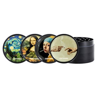 High Art Metalen Grinder Collectie (Zamnesia) - 4-delig Ø63mm High Art Metalen Grinder Collectie (Zamnesia) - 4-delig Ø63mm