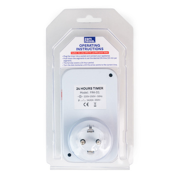 Tijdschakelaar 24 uur (Zamnesia)