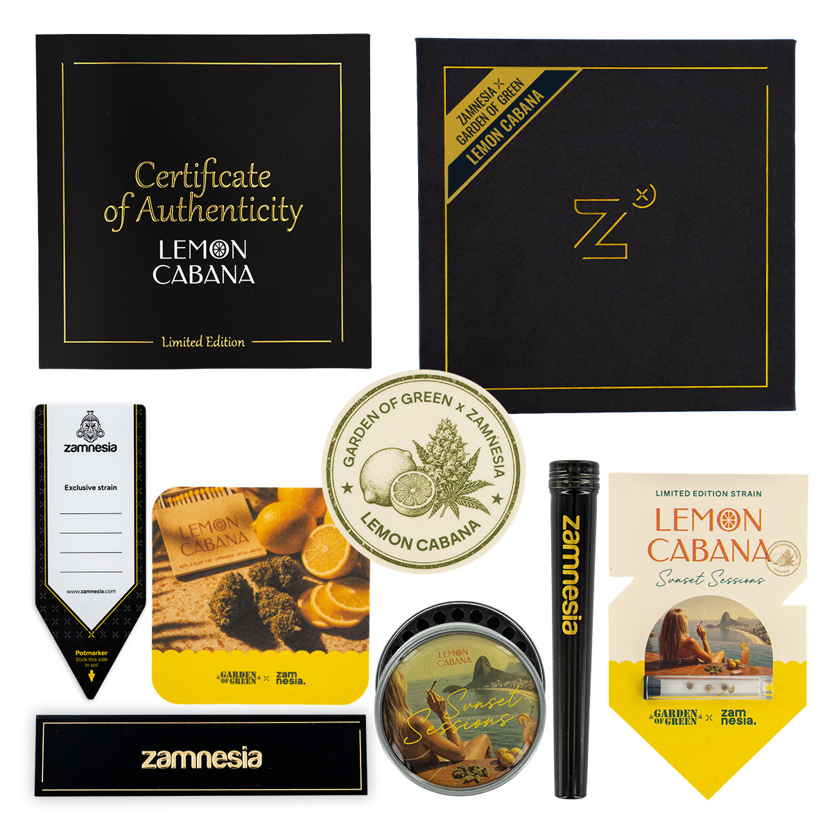 Lemon Cabana strain van Zamnesia Seeds x Garden of Green