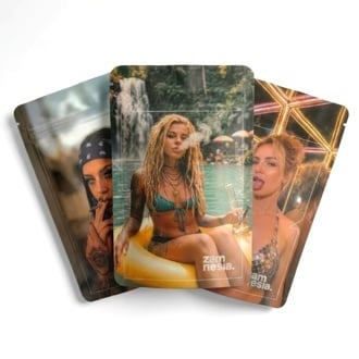 Stoner Girl Z-Lock Stashzakje (Medium)