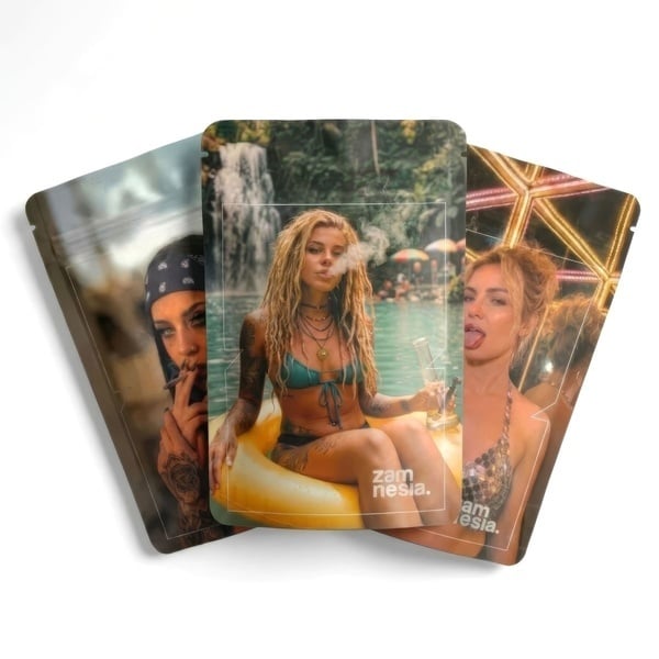 Stoner Girl Z-Lock Stashzakje (Medium)