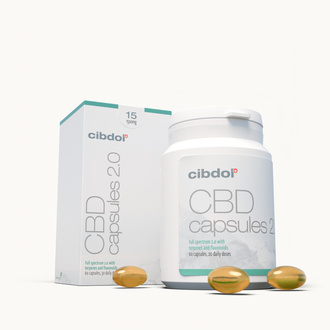 CBD Softgels 15% (1500mg) (Cibdol)