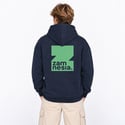 Hoodie navy - green logo Zamnesia