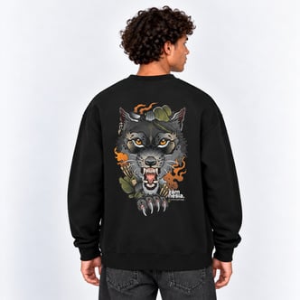 TRIBE sweater - Guardian Wolf