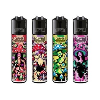 Aansteker Clipper Kinky Shroom