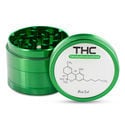 Metalen Grinder Black Leaf THC (4 delen)