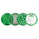 Metalen Grinder Black Leaf THC (4 delen)