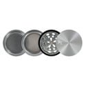 Metalen Grinder Black Leaf Gestapeld