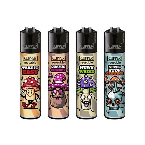 Aansteker Clipper Shrooms