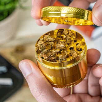 Metalen Grinder 24K Goud