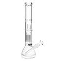 Black Leaf Glazen Bong Met Percolator En Koepelvormige Diffuser