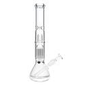 Black Leaf Glazen Bong Met Percolator En Koepelvormige Diffuser