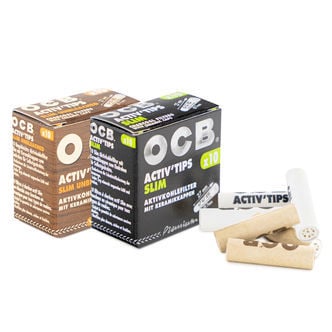 OCB Activ'Tips Slim Actieve Koolstoffilters