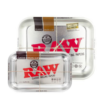 RAW Rolling Tray Silver