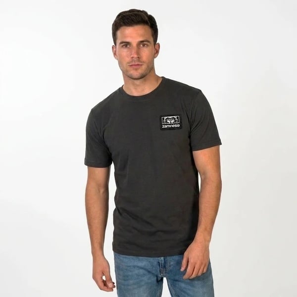 Zamnesia Icon Bedrukt T-Shirt | Grijs
