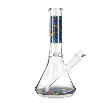 Glazen Bong Beaker (K.Haring)