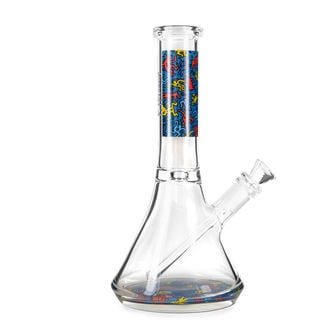 Glazen Bong Beaker (K.Haring)