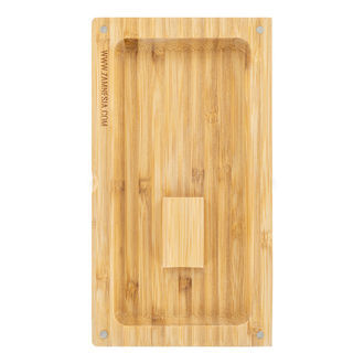 Bamboe rolling stash tray (Zamnesia)